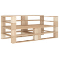 Garten-Palettensofa 2-Sitzer Holz
