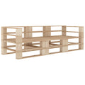 Garten-Palettensofa 3-Sitzer Holz