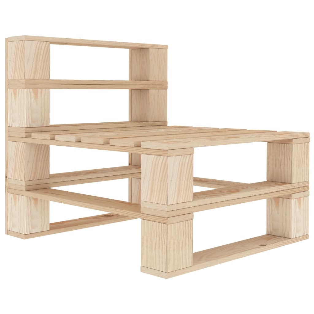 Garten-Palettensofa 3-Sitzer Holz