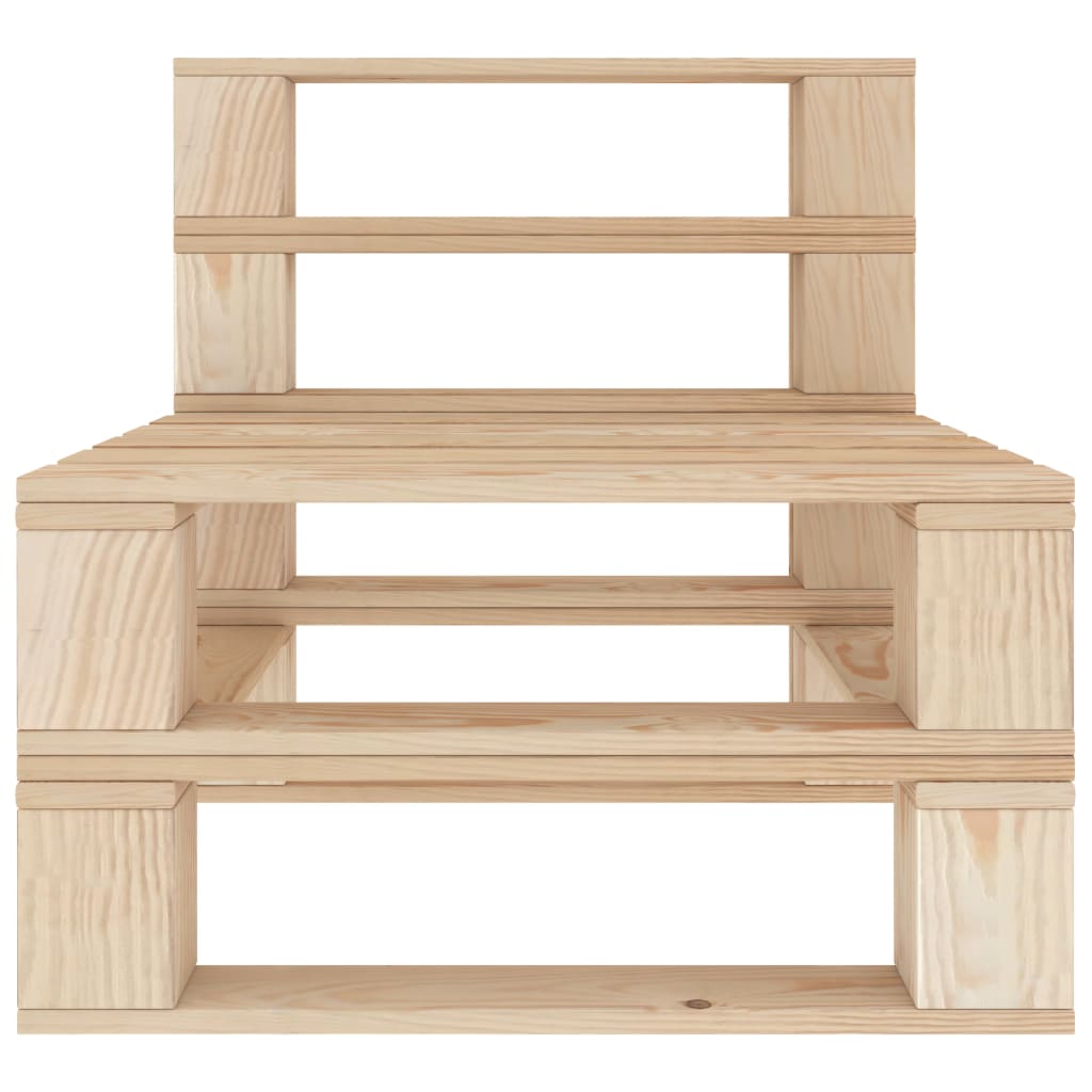 Garten-Palettensofa 3-Sitzer Holz