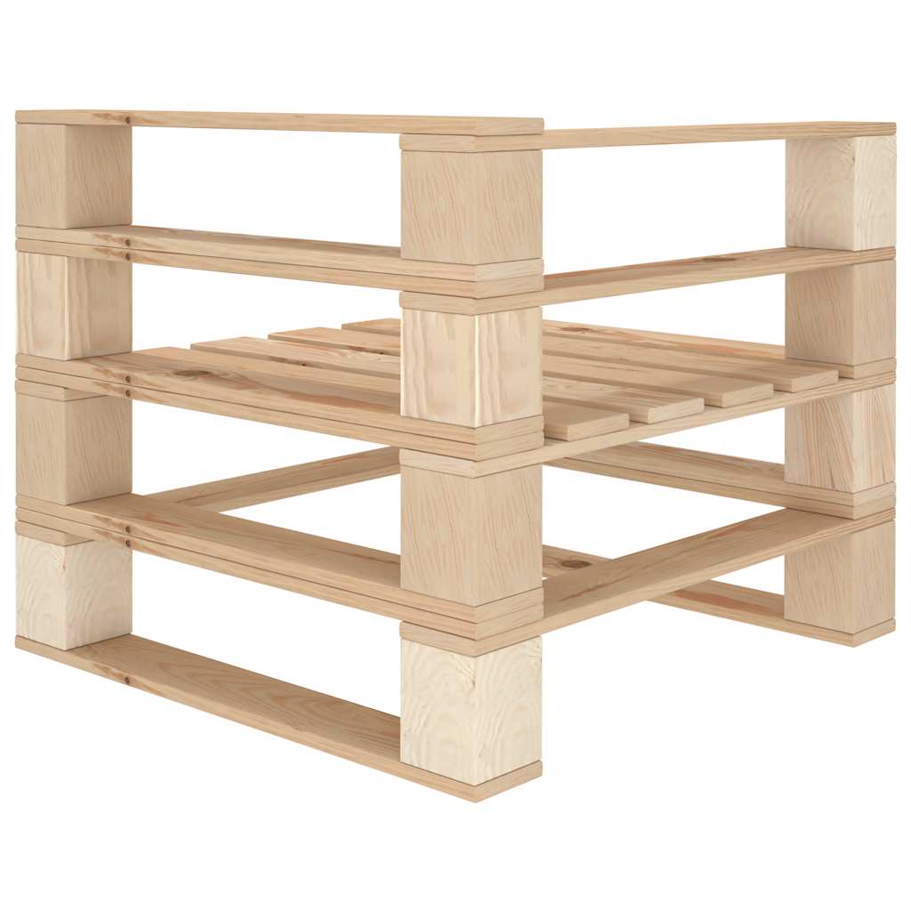 Garten-Palettensofa 4-Sitzer Holz