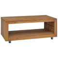 Couchtisch 110x60x40 cm Massivholz Teak