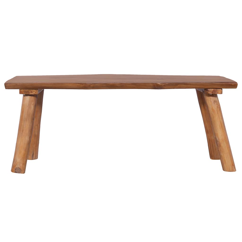 Gartenbank 120 cm Massivholz Teak