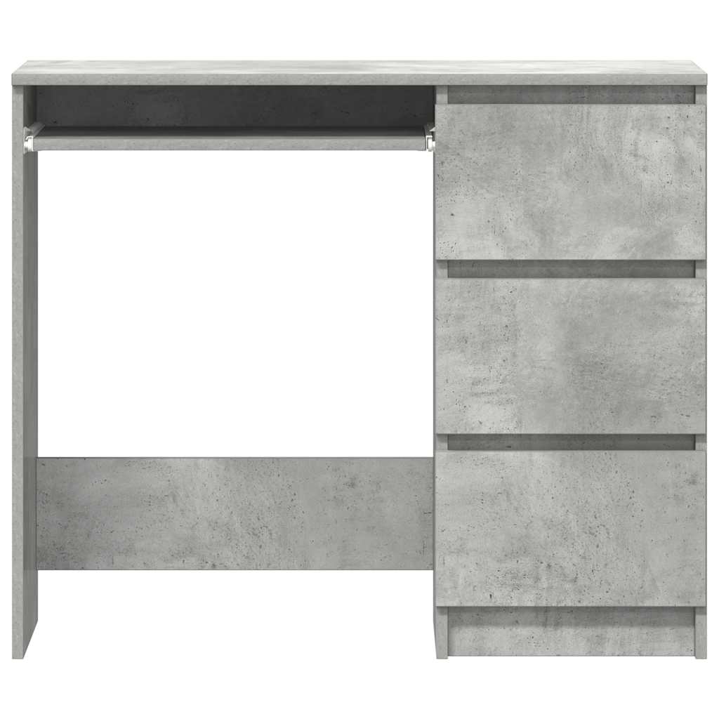 Schreibtisch Betongrau 90x45x76 cm Holzwerkstoff