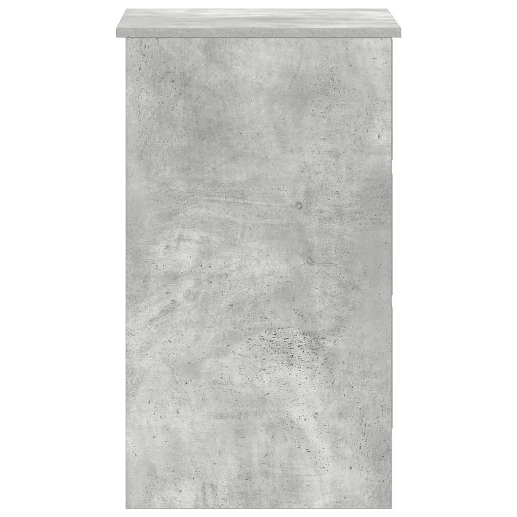 Schreibtisch Betongrau 90x45x76 cm Holzwerkstoff