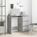 Schreibtisch Betongrau 90x45x76 cm Holzwerkstoff