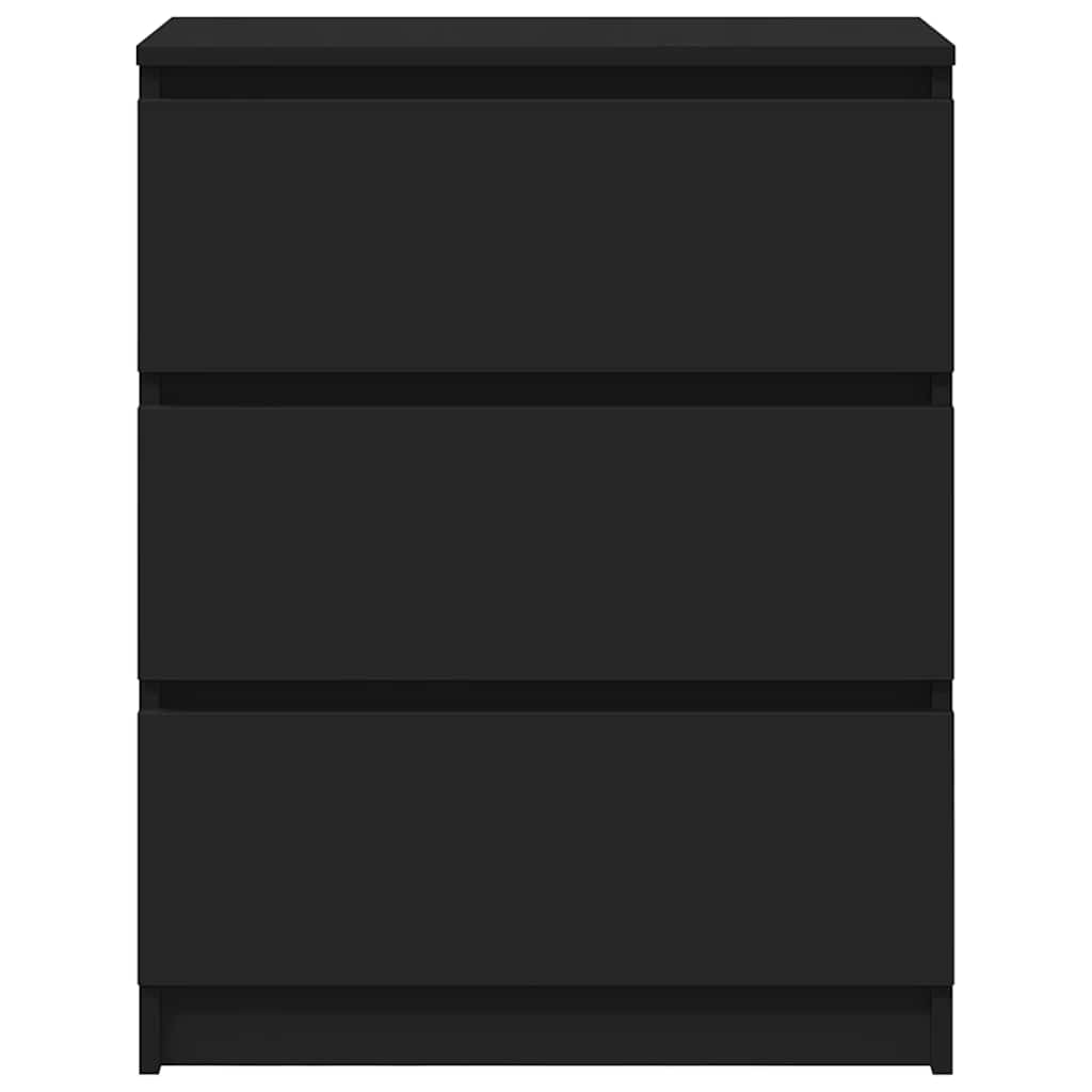 Sideboard Schwarz 60x35x76 cm Holzwerkstoff