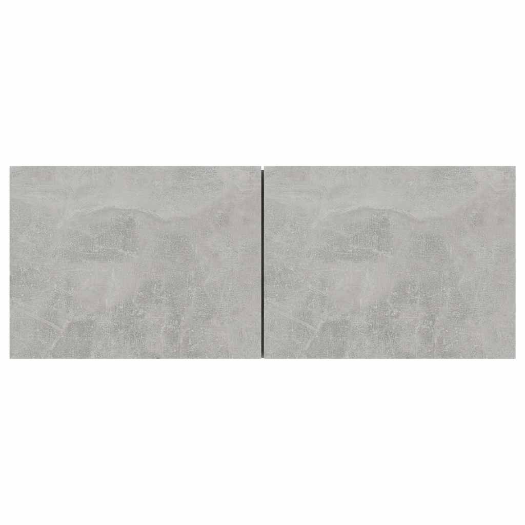 TV-Schrank Betongrau 80x30x30 cm Holzwerkstoff