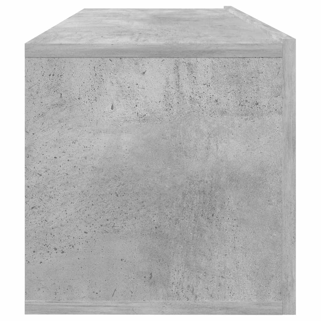 TV-Schrank Betongrau 100x30x30 cm Holzwerkstoff