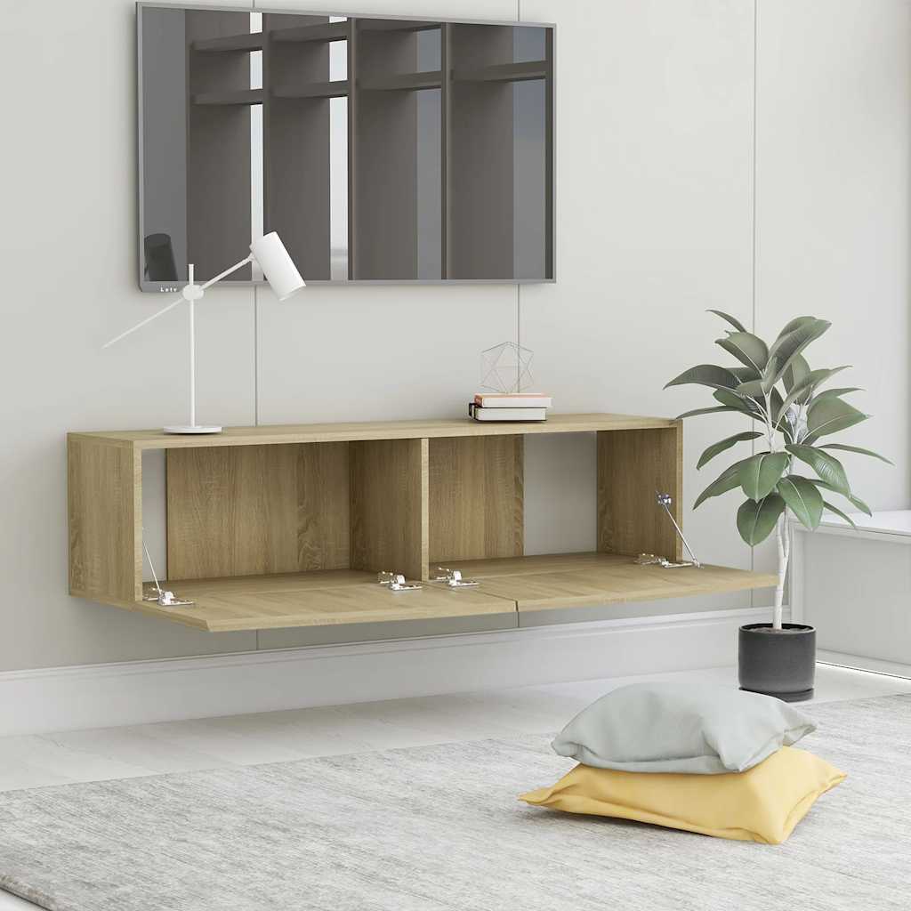 TV-Schrank Sonoma-Eiche 120x30x30 cm Holzwerkstoff