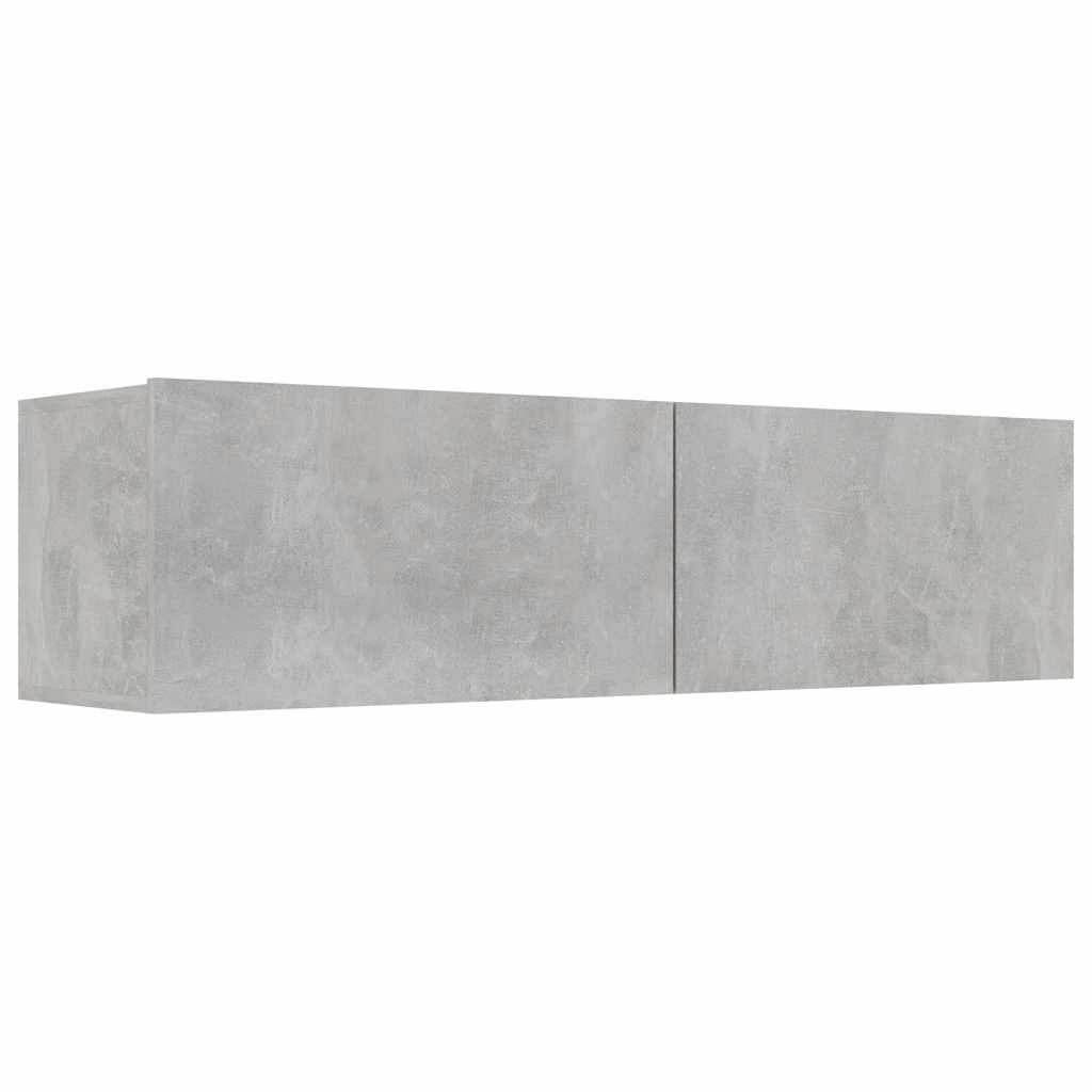 TV-Schrank Betongrau 120x30x30 cm Holzwerkstoff