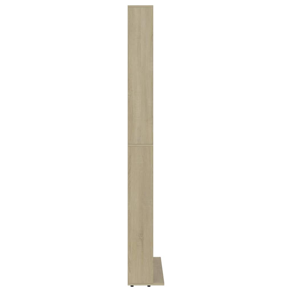 CD-Schrank Sonoma-Eiche 102x23x177,5 cm Holzwerkstoff