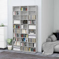 CD-Schrank Betongrau 102x16x177,5 cm Holzwerkstoff