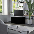 TV-Schrank Schwarz 80x34x36 cm Holzwerkstoff
