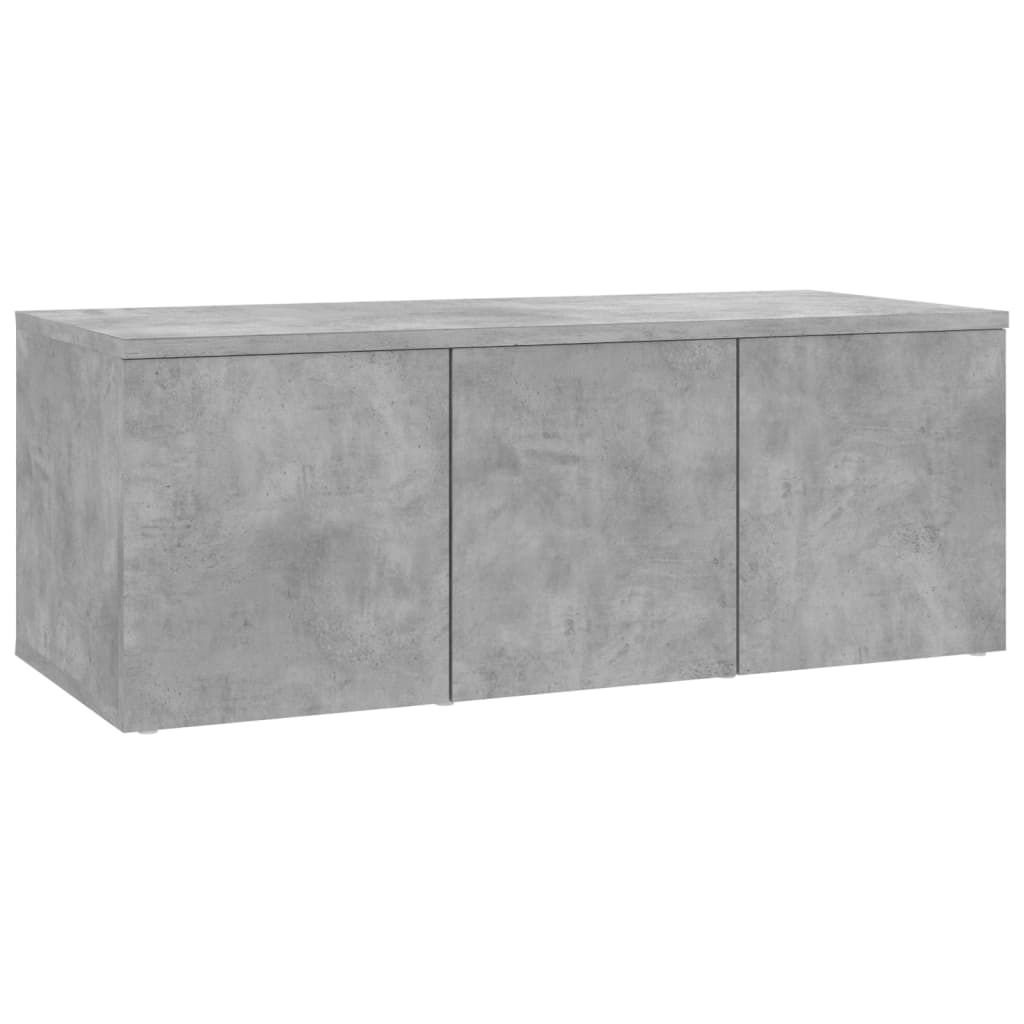 TV-Schrank Betongrau 80x34x30 cm Holzwerkstoff