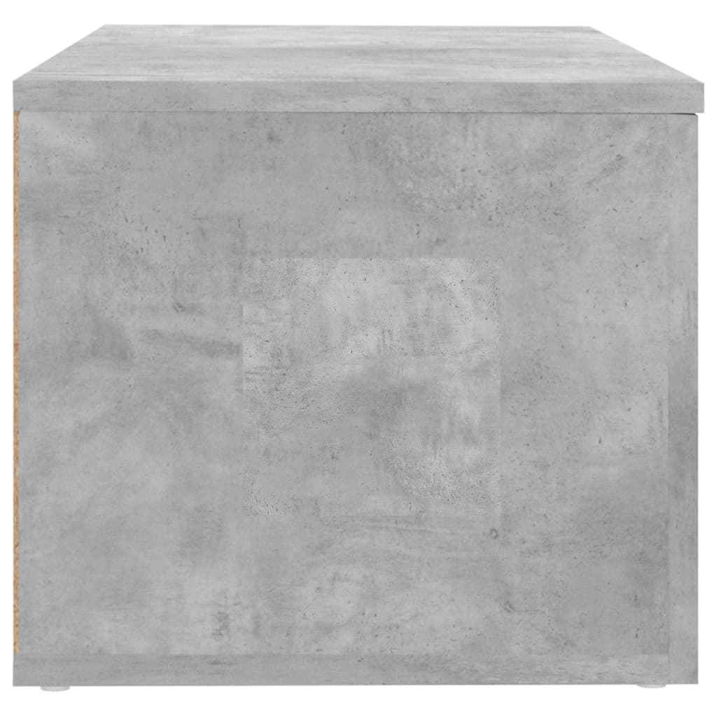 TV-Schrank Betongrau 80x34x30 cm Holzwerkstoff
