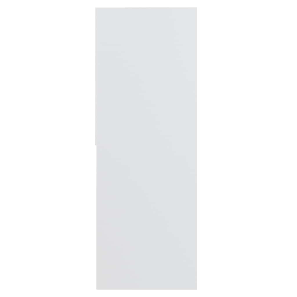 Bücherregal Weiß 67x24x161 cm Holzwerkstoff