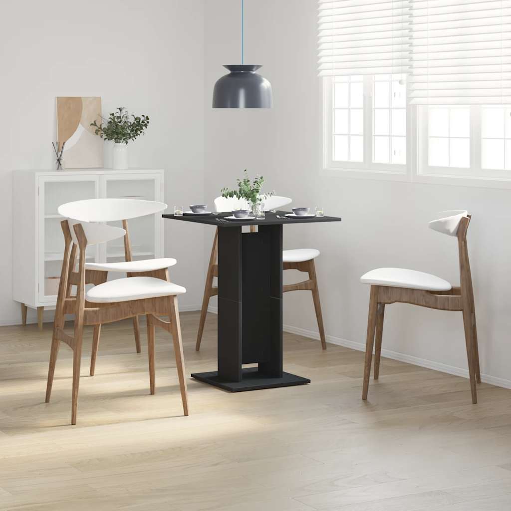 Bistrotisch Schwarz 60x60x75 cm Holzwerkstoff