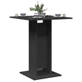 Bistrotisch Schwarz 60x60x75 cm Holzwerkstoff