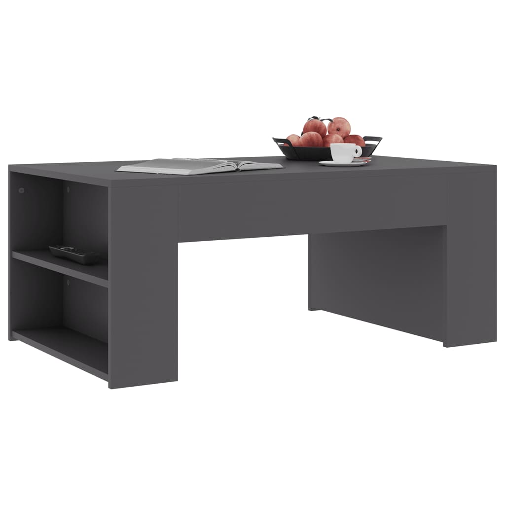 Couchtisch Grau 100x60x42 cm Holzwerkstoff