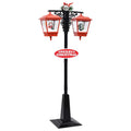 Weihnachts-Straßenlampe mit Weihnachtsmann 81 x 40 x 188 cm PVC