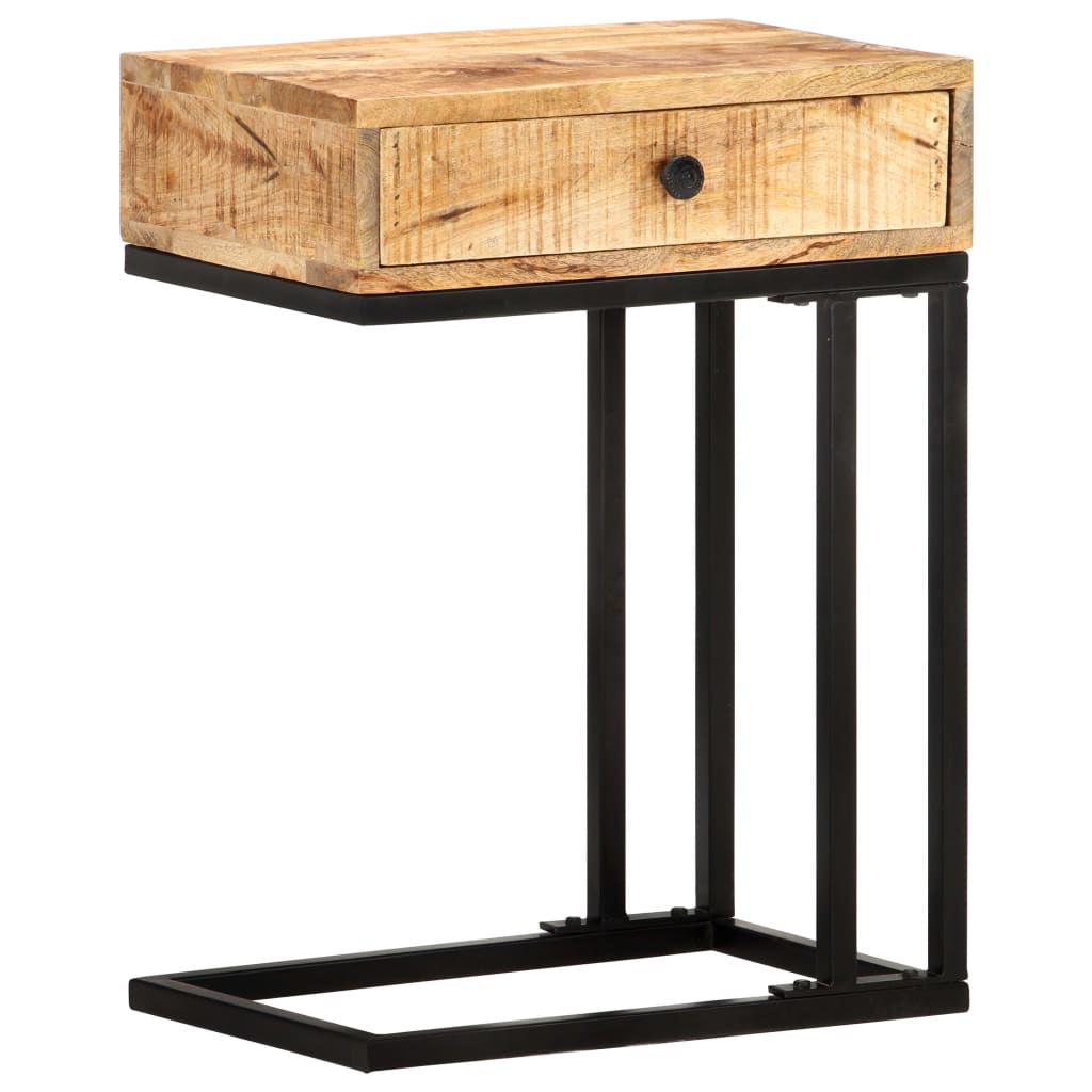 Beistelltisch U-Form 45x30x61 cm Mango Massivholz