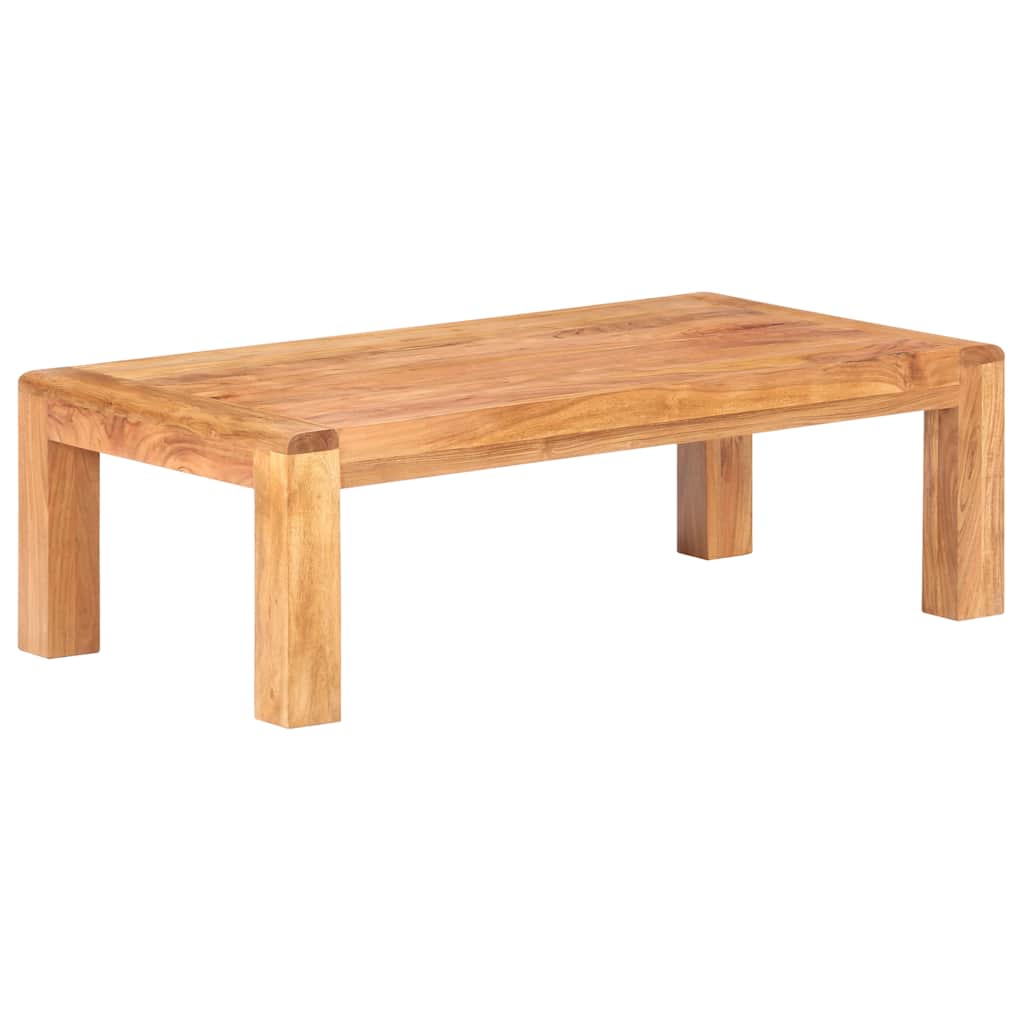 Couchtisch 110x60x35 cm Massivholz mit Honigfarbenem Finish