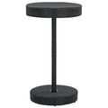 Gartentisch Schwarz 60,5x106 cm Poly Rattan