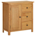 Küchenschrank 70x35x75 cm Massivholz Eiche