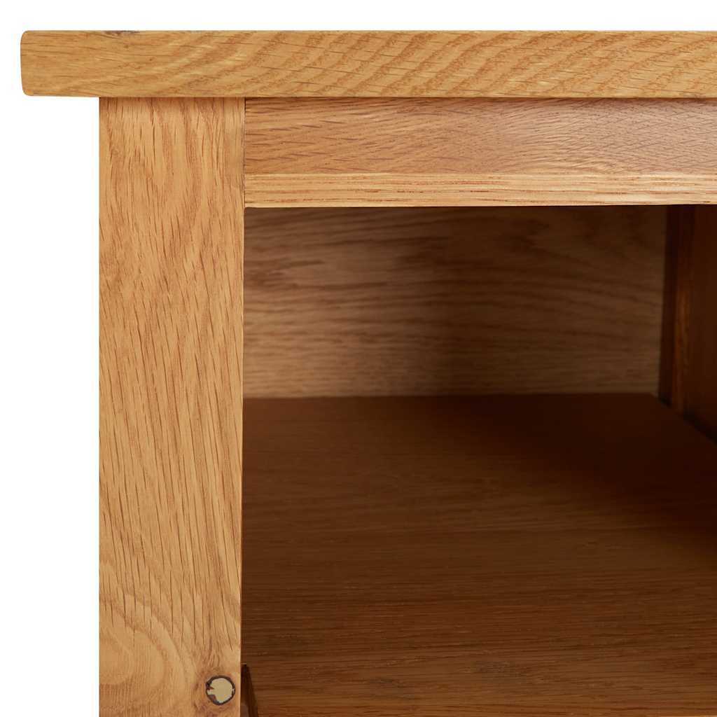 Schuhregal 90x37x45 cm Eiche Massivholz