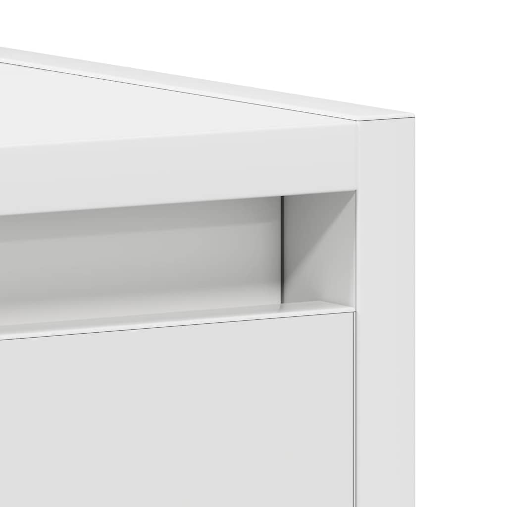 Badezimmerschrank Weiß 60x33x61 cm Holzwerkstoff