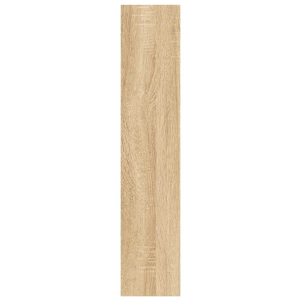Wandregal Sonoma-Eiche 90x16x78 cm Holzwerkstoff