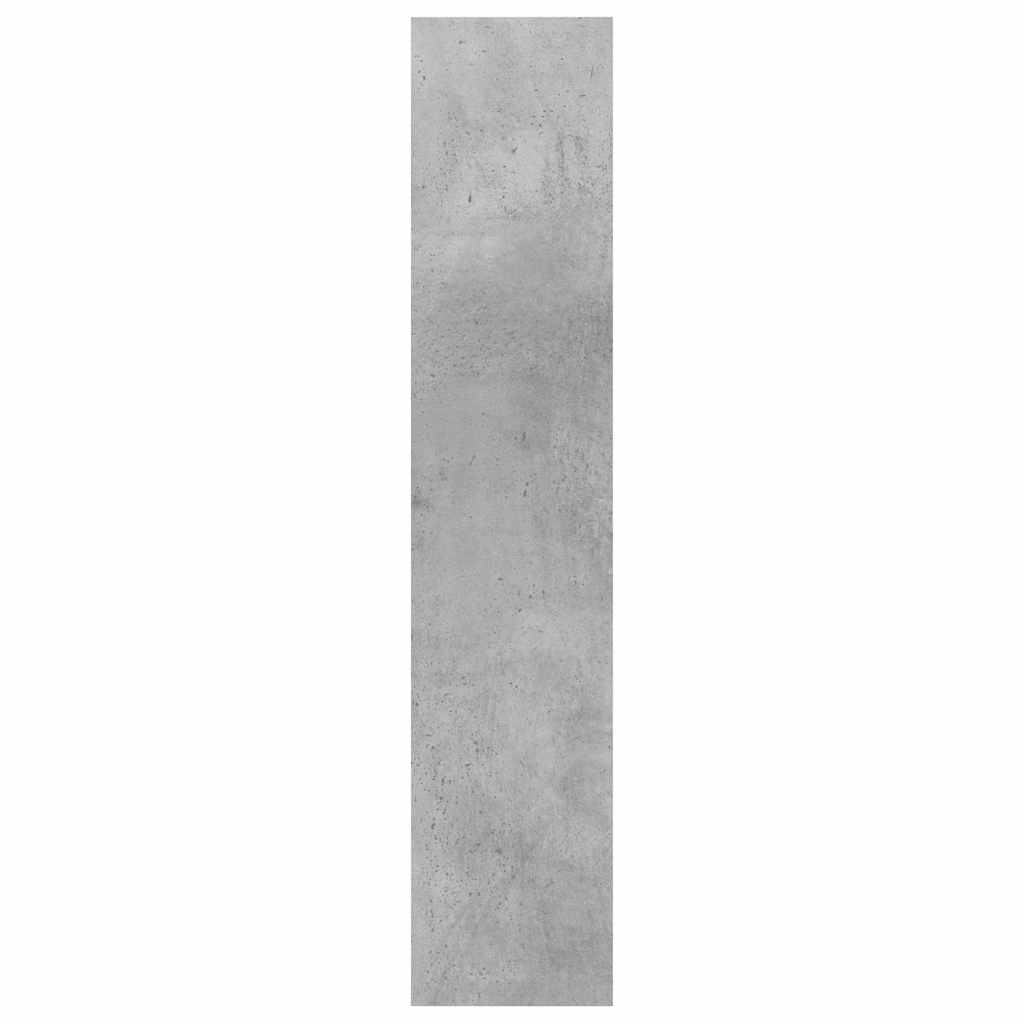 Wandregal Betongrau 90x16x78 cm Holzwerkstoff