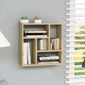 Wandregal Sonoma-Eiche 45,1x16x45,1 cm Holzwerkstoff