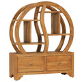 Schrank mit Yin-Yang-Regal 68x26x83 cm Teak Massivholz