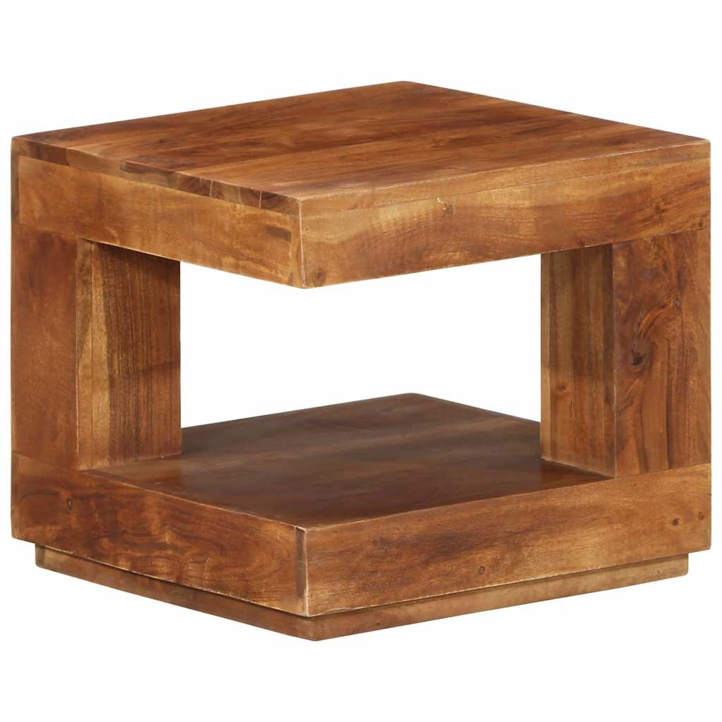 Couchtisch 45x45x40 cm Massivholz Akazie