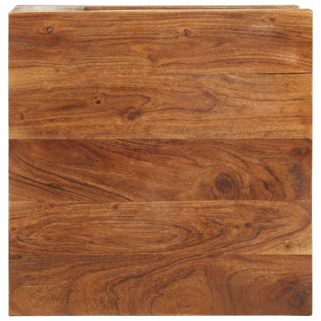 Couchtisch 45x45x40 cm Massivholz Akazie