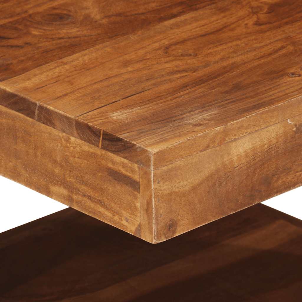 Couchtisch 45x45x40 cm Massivholz Akazie
