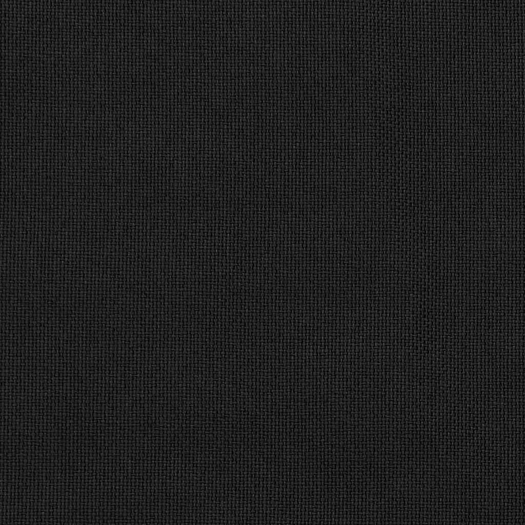 Verdunkelungsvorhänge Ösen Leinenoptik 2 Stk. Schwarz 140x245cm