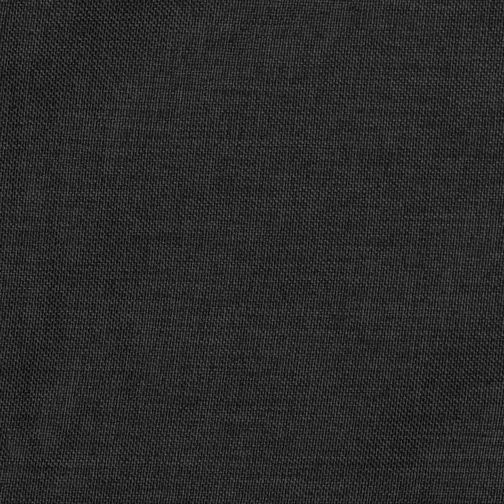 Verdunkelungsvorhänge Leinenoptik 2 Stk. Anthrazit 140x175 cm