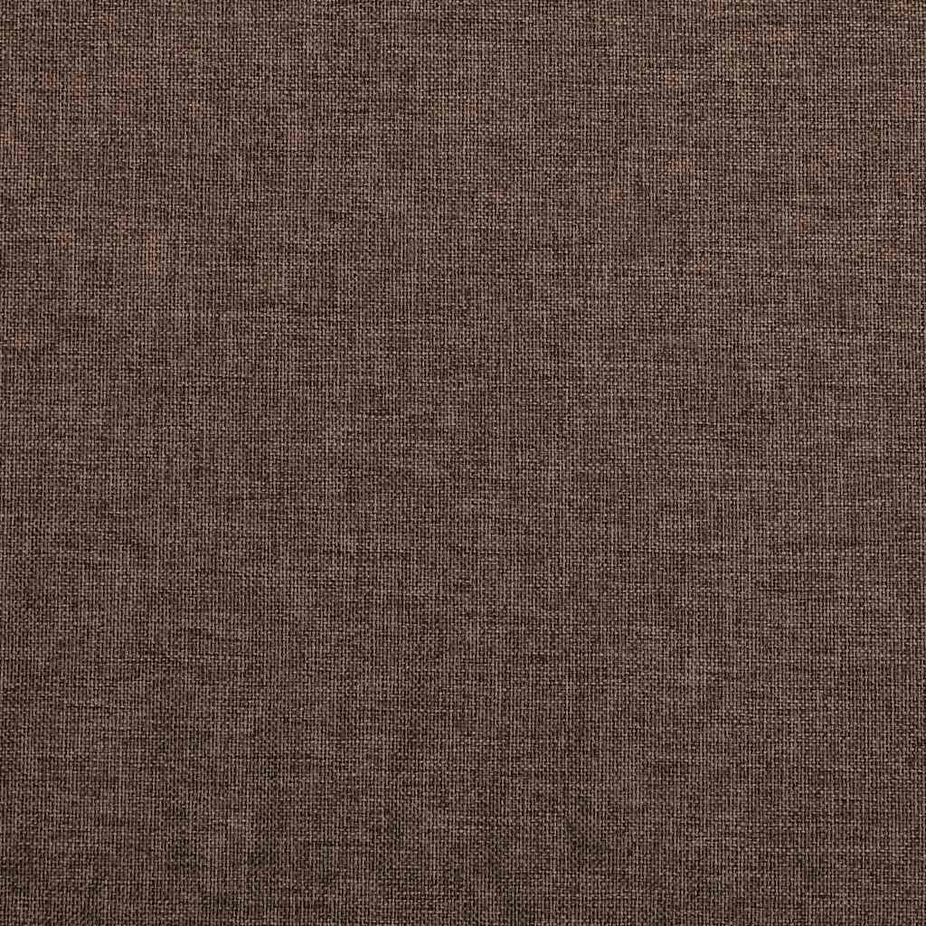 Verdunkelungsvorhänge Haken Leinenoptik 2 Stk. Taupe 140x245 cm