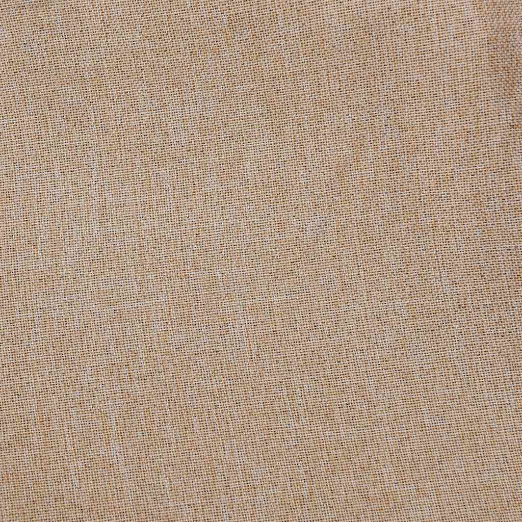 Verdunkelungsvorhänge 2 Stk. Haken Leinenoptik Beige 140x225 cm