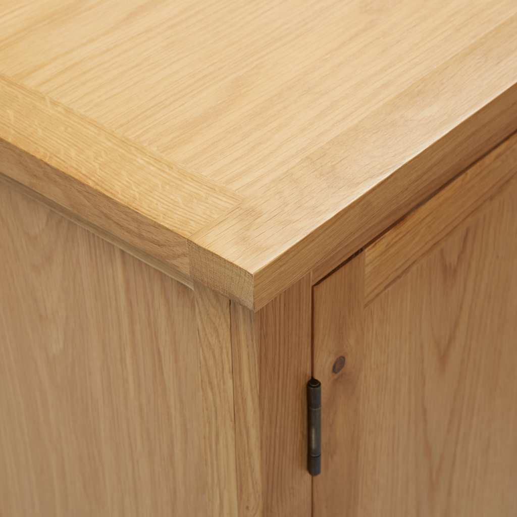 Schrank 45x32x85 cm Eiche Massivholz