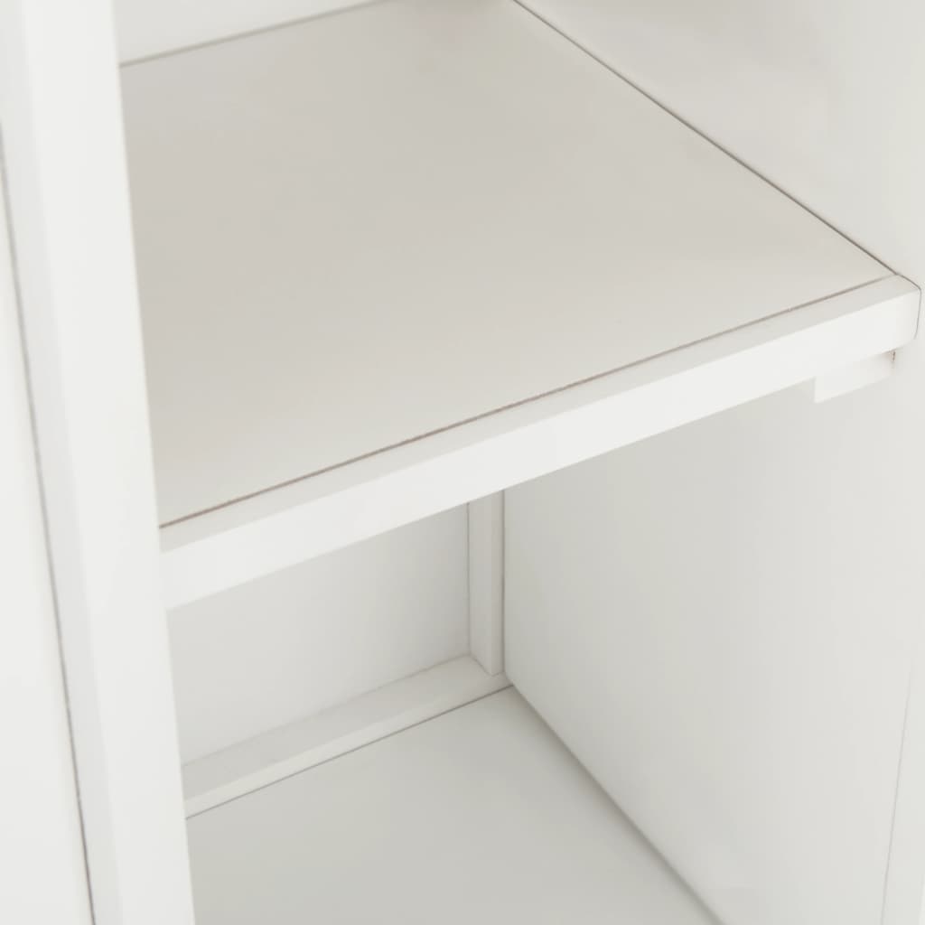 Weinschrank 80x32x80 cm Eiche Massivholz