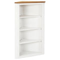 Eckschrank 59x36x100 cm Eiche Massivholz