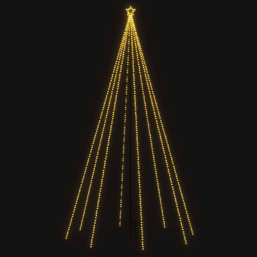 LED-Lichterkette Weihnachtsbaum Indoor Outdoor 400 LEDs 2,5 m