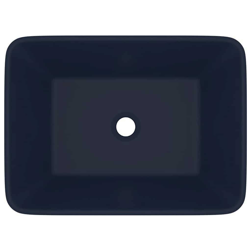 Luxus-Waschbecken Matt Dunkelblau 41x30x12 cm Keramik