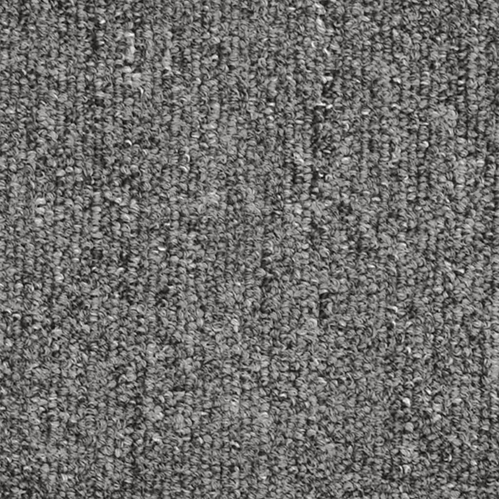 Stufenmatten 15 Stk. 65x24x4 cm Dunkelgrau Halbrund Groß