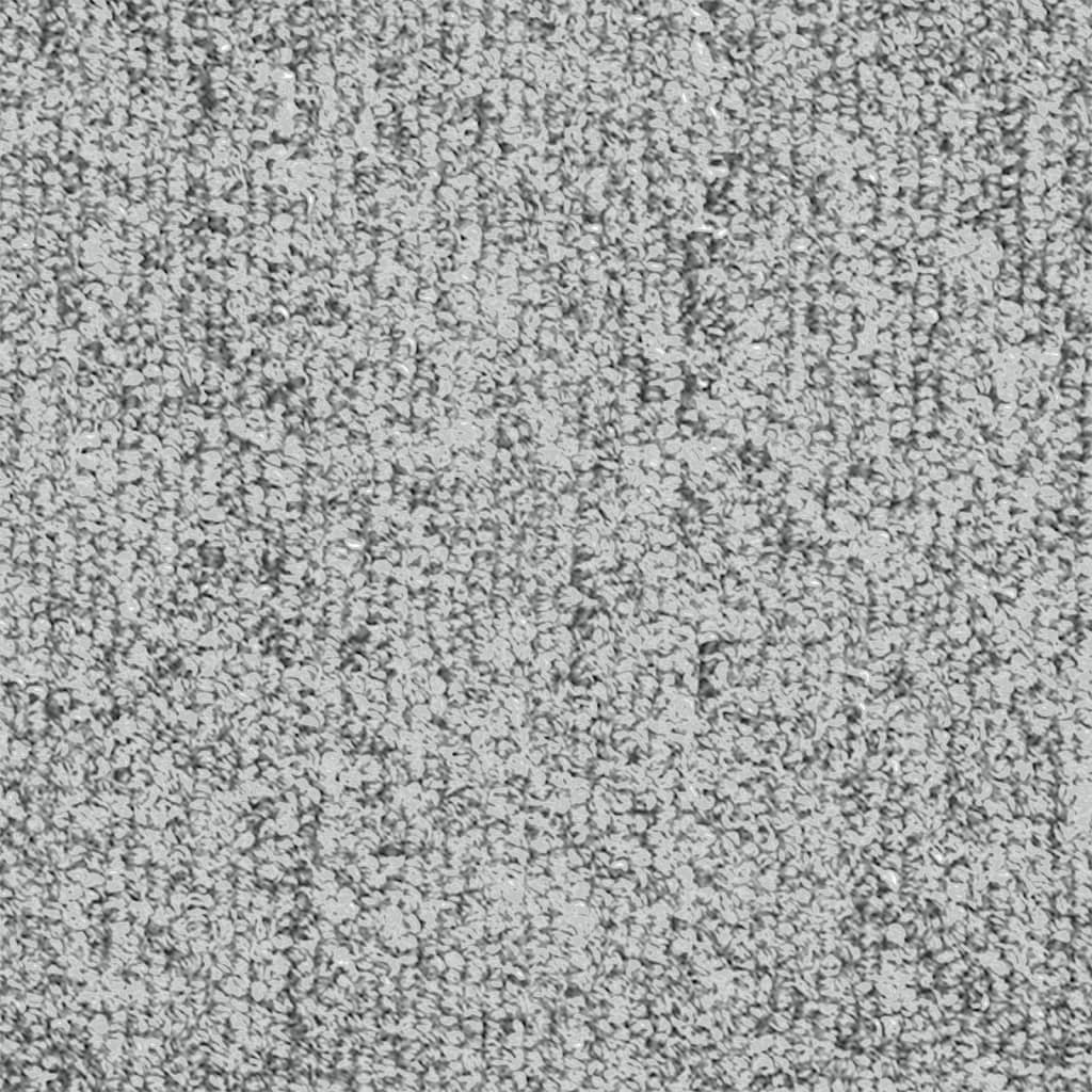 Stufenmatten 15 Stk. 65x24x4 cm Hellgrau Halbrund Groß