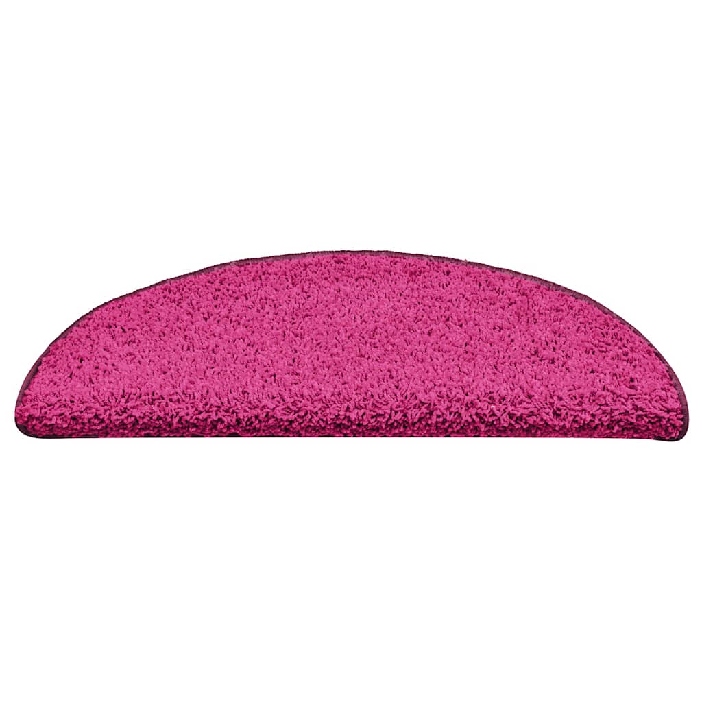Stufenmatten 15 Stk. 56x17x3 cm Rosa Halbrund